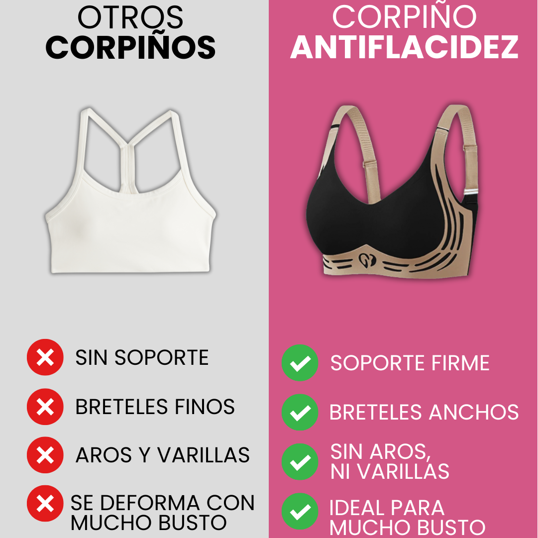 Corpiño Antiflacidez Segunda Piel para Busto Grande