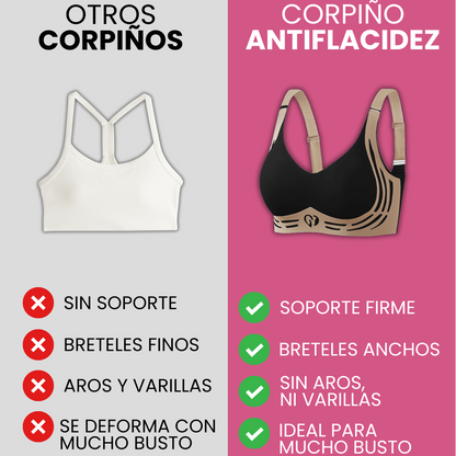 Corpiño Antiflacidez Segunda Piel para Busto Grande