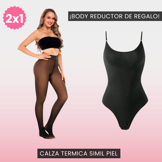 ¡OFERTA! Calza termica + Bodyshape de Regalo