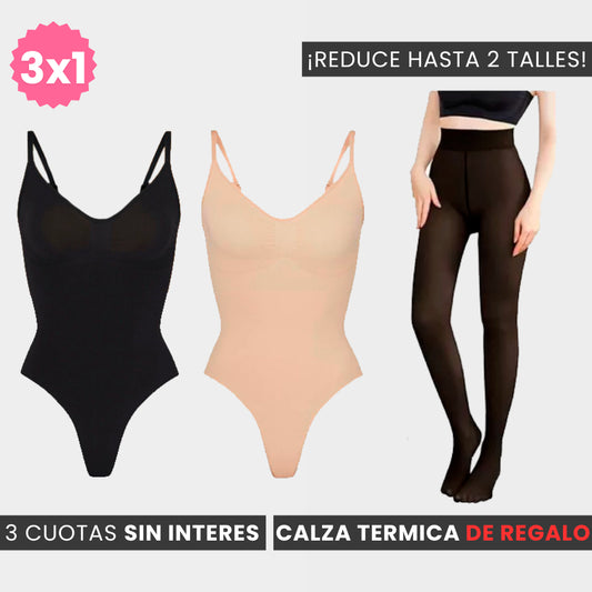 ¡OFERTA! 2 Bodys Reductores + Calza termica DE REGALO