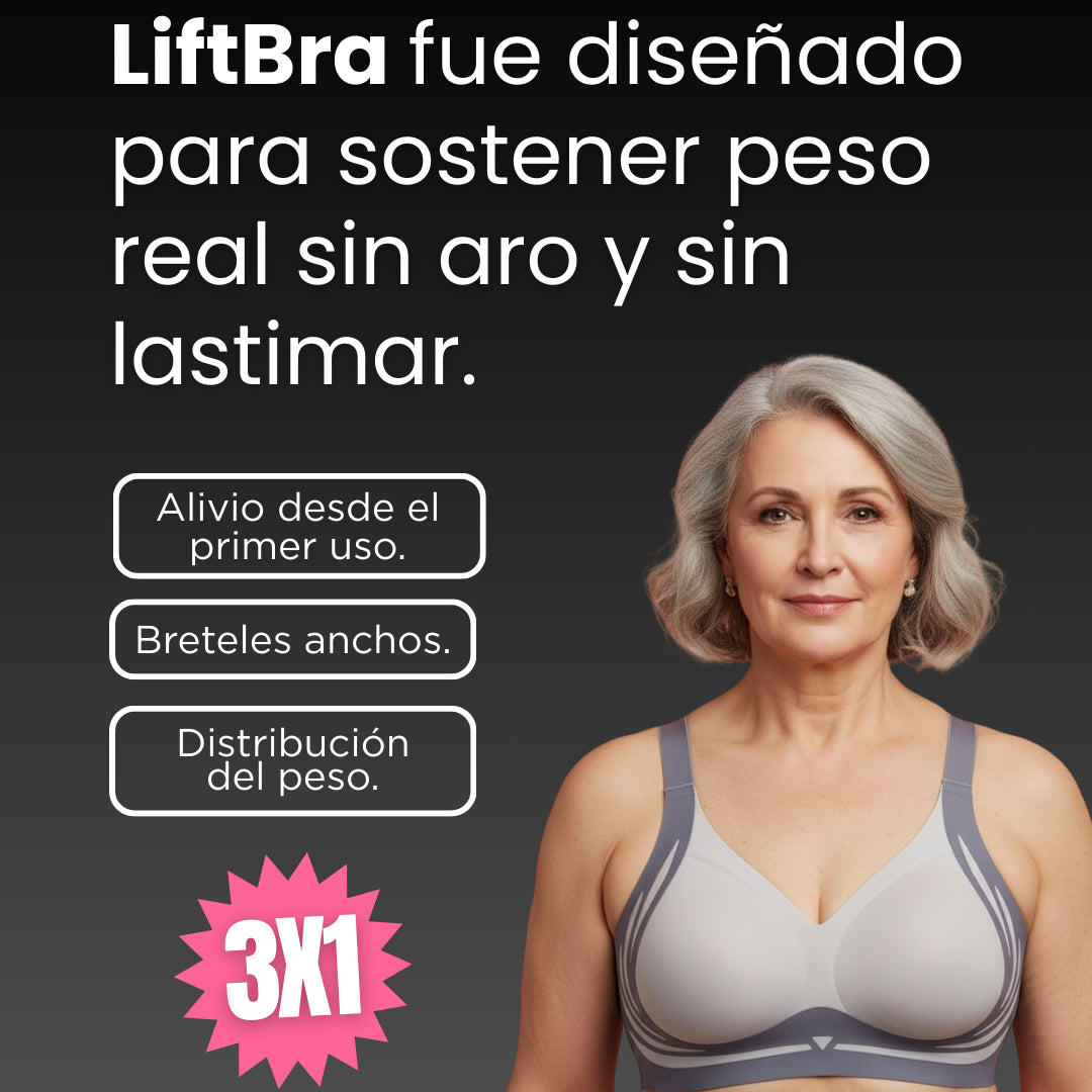 Corpiño Antiflacidez Segunda Piel para Busto Grande
