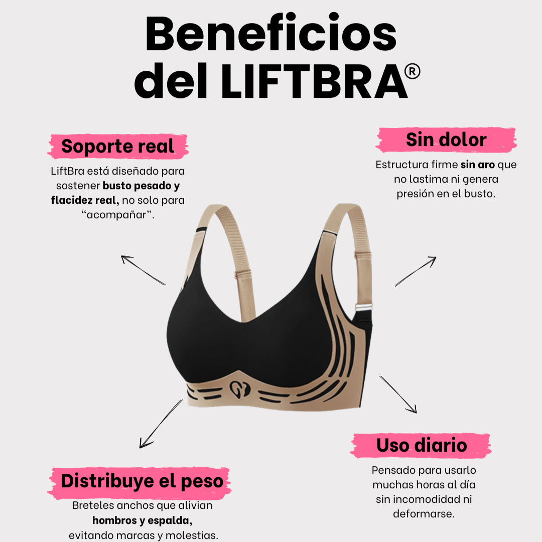 Corpiño Antiflacidez Segunda Piel para Busto Grande