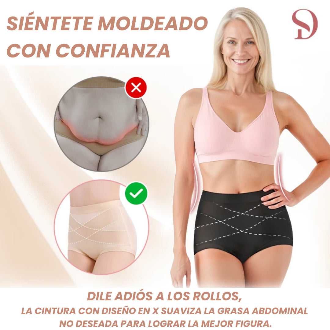 OFERTA 3x1  Bragas cruzadas en X con control abdominal